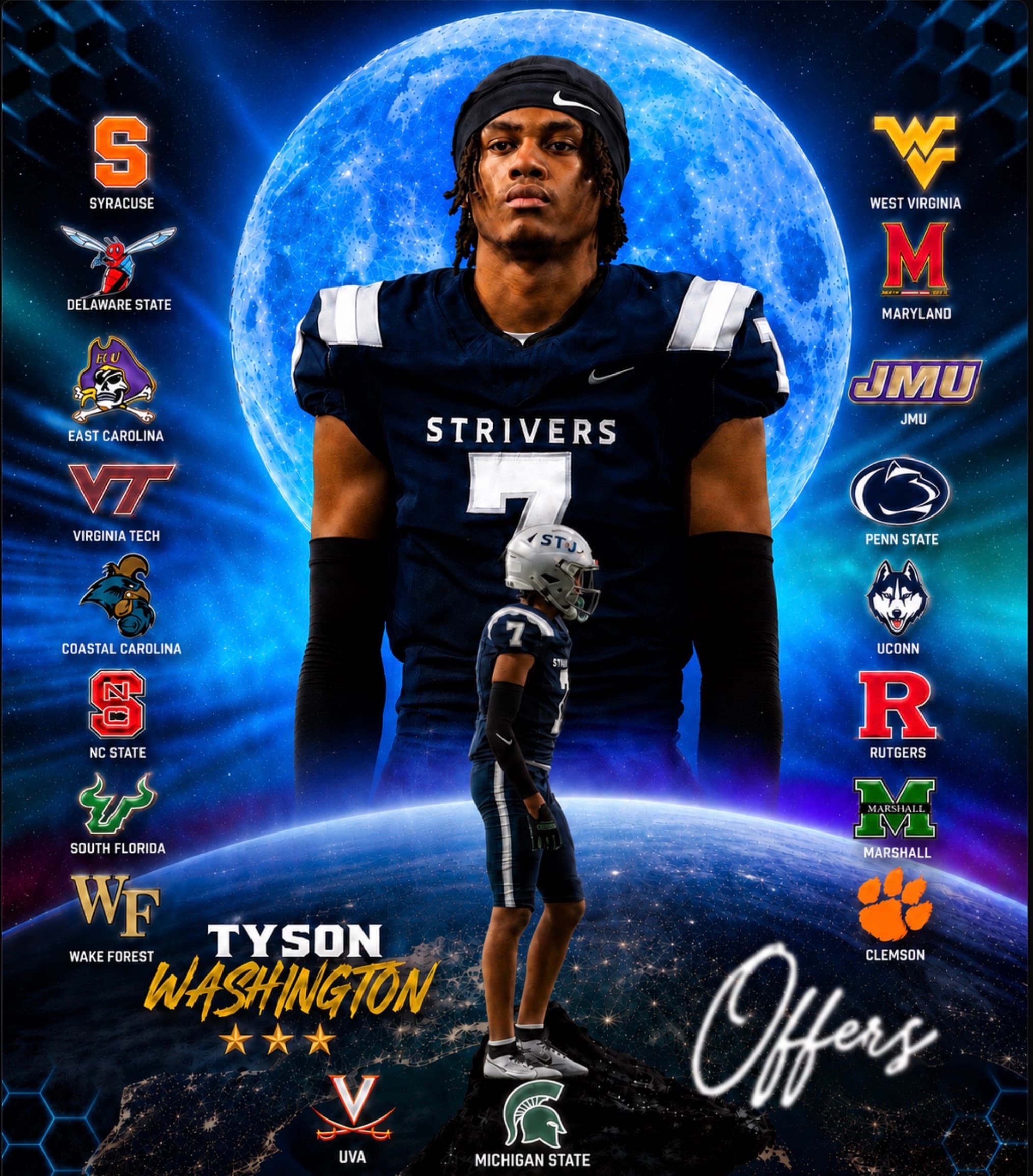 Mikael James NIL graphic design work — client project 5